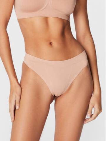 Calvin Klein Underwear Стрінги 000QF6611E Бежевий Calvin Klein Underwear Стрінги 000QF6611E Бежевий