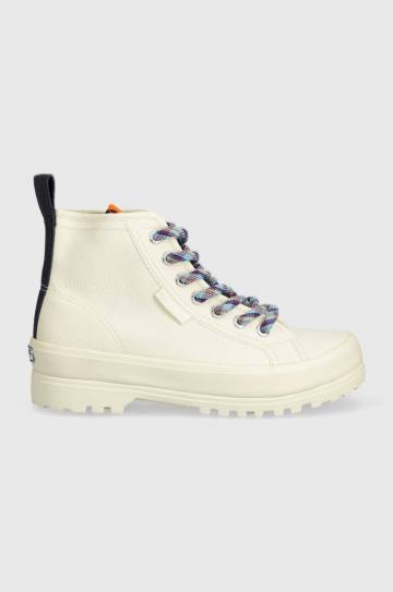 Кеды Superga 2431 ALPINA TREK SHOELACES женские цвет бежевый S8138MW Кеды Superga 2431 ALPINA TREK SHOELACES женские цвет бежевый S8138MW