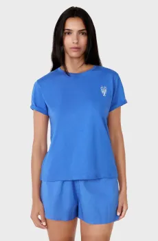 Женская синяя футболка SEASTAR Синий XS Etam 6553626