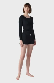 Женские черные шорты COLY Черный M Etam 6550932