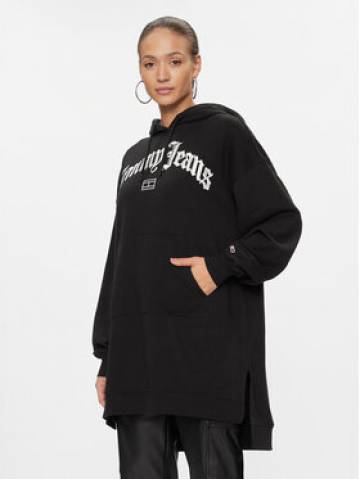 Tommy Jeans Трикотажна сукня Grunge DW0DW16466 Чорний Oversize Tommy Jeans Трикотажна сукня Grunge DW0DW16466 Чорний Oversize