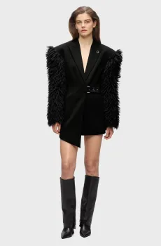 Женское черное платье studio Черный 38 Karl Lagerfeld A4W13061