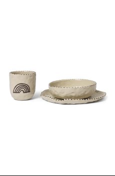 Детский набор для завтрака ferm LIVING Naive Ceramic Set 3 шт