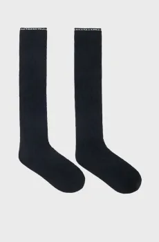 Женские черные шерстяные гольфы Черный ONESIZE MAJE MFABO00484_Black