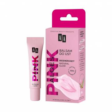 Восстанавливающий бальзам для губ AA Pink Aloes Regenerating Natural Glow Lip Balm, 10 г Восстанавливающий бальзам для губ AA Pink Aloes Regenerating Natural Glow Lip Balm, 10 г