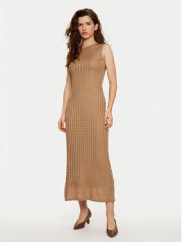 Tommy Hilfiger Трикотажна сукня WW0WW43999 Коричневий Slim Fit Tommy Hilfiger Трикотажна сукня WW0WW43999 Коричневий Slim Fit