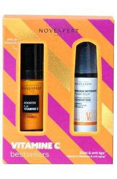 Набор для ухода за лицом Novexpert Vitamin C (сыворотка, 30 мл + пенка, 40 мл)
