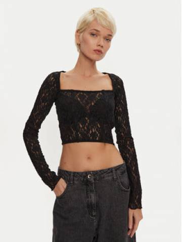 ROTATE Блузка Amalina 113069100 Чорний Slim Fit