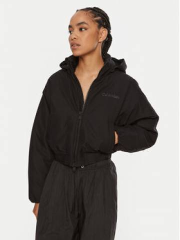 Calvin Klein Performance Куртка бомбер 00GWF4O500 Чорний Regular Fit Calvin Klein Performance Куртка бомбер 00GWF4O500 Чорний Regular Fit