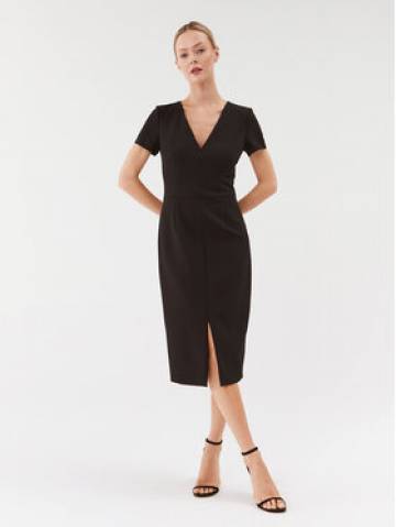 Hugo Коктейльна сукня Kalamara 50508611 Чорний Regular Fit Hugo Коктейльна сукня Kalamara 50508611 Чорний Regular Fit