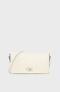 Женская белая сумка RE-LOCK MINI Белый ONESIZE Calvin Klein LV04F3103G