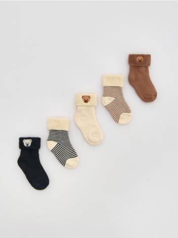 Reserved - Шкарпетки, набір з 5 - мідний - 864GX-28X