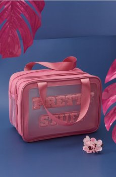 Дорожня косметичка - рожевий