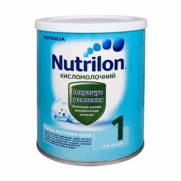 Сухая молочная смесь Nutrilon Kисломолочний 1, 0-6 месяцев, 400 г Сухая молочная смесь Nutrilon Kисломолочний 1, 0-6 месяцев, 400 г
