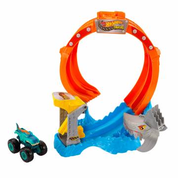 Ігровий набір Hot Wheels Monster Trucks Монстро-атака акули (JFR08) Ігровий набір Hot Wheels Monster Trucks Монстро-атака акули (JFR08)