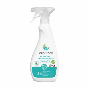 Уценка! Органический мусс для очищения поверхностей в ванной комнате Ecolunes Bathroom Cleaning Mousse без запаха, 500 мл Уценка! Органический мусс для очищения поверхностей в ванной комнате Ecolunes Bathroom Cleaning Mousse без запаха, 500 мл