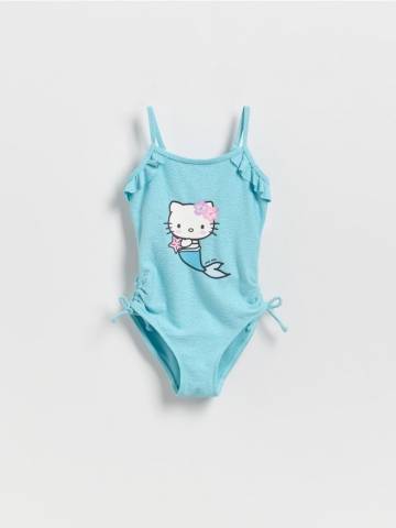 Reserved - GIRLS` SWIMMING SUIT - світло-бірюзовий - 683EB-60X Reserved - GIRLS` SWIMMING SUIT - світло-бірюзовий - 683EB-60X