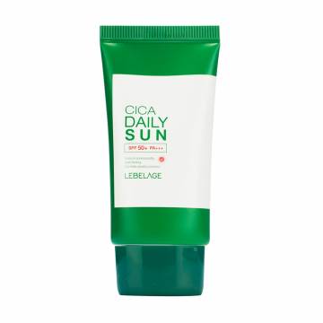 Солнцезащитный крем для лица Lebelage Cica Daily Sun SPF50+ PA+++ с центелой, 30 мл Солнцезащитный крем для лица Lebelage Cica Daily Sun SPF50+ PA+++ с центелой, 30 мл