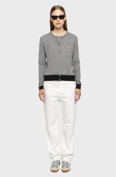 Женский серый кашемировый кардиган Missya Серый S ZADIG&VOLTAIRE KWCA01699_MEDIUM GREY