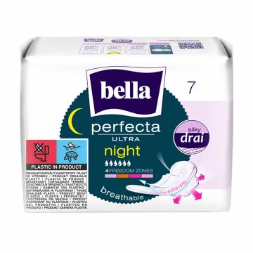 Гигиенические прокладки Bella Perfecta Ultra Night, 7 шт Гигиенические прокладки Bella Perfecta Ultra Night, 7 шт