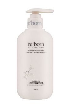 Восстанавливающий кондиционер для волос Reborn на основе комплекса гиалуроновой кислоты и кератина, 300 мл