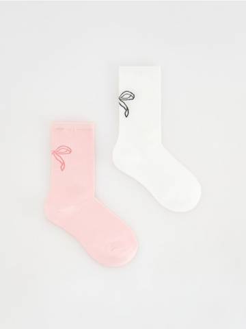 Reserved - LADIES` SOCKS - кремовий - 216CS-01X Reserved - LADIES` SOCKS - кремовий - 216CS-01X
