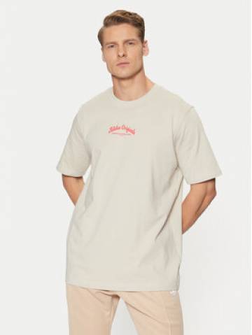 adidas Футболка JD0667 Бежевий Loose Fit adidas Футболка JD0667 Бежевий Loose Fit