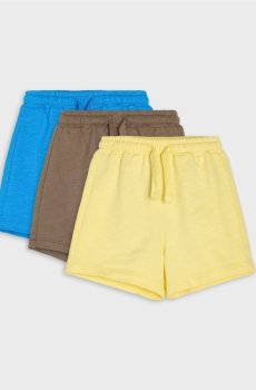 Бавовняні шорти 3 pack - пшеничний