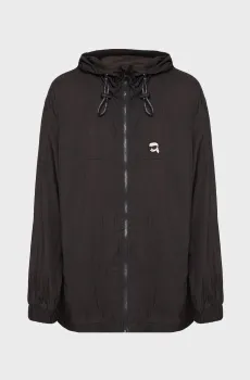 Женская черная ветровка Черный M Karl Lagerfeld A3W15027