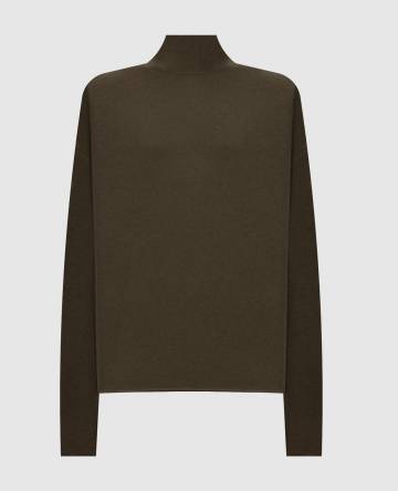 Гольф MARCHI цвета хаки из кашемира