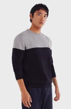 Мужской темно-синий джемпер Синий S SPRINGFIELD 62734