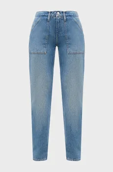 Женские голубые джинсы LOW RISE STRAIGHT WORKWEAR Голубой 27-32 Calvin Klein Jeans J20J223644
