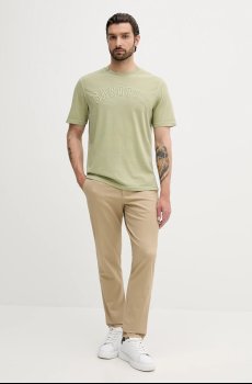 Хлопковая футболка Barbour BANFORD