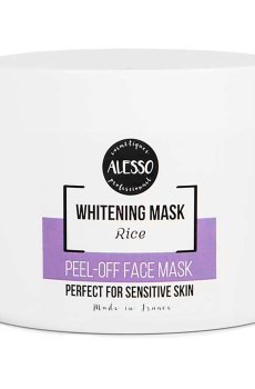 Альгинатная маска для лица Alesso Professionnel Whitening Mask Rice с рисом, осветляющая, 200 г