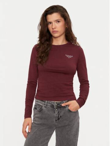 Tommy Jeans Блузка Essential DW0DW18793 Бордовий Slim Fit Tommy Jeans Блузка Essential DW0DW18793 Бордовий Slim Fit