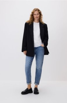 Reserved - Джинси-бойфренди - синій - 641HF-55J