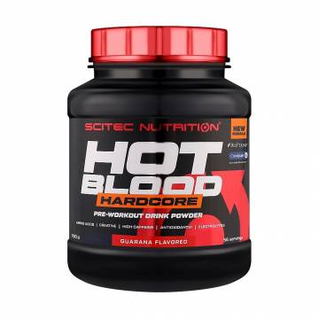 Предтренировочный комплекс Scitec Nutrition Hot Blood Hardcore Гуарана, в порошке, 700 г Предтренировочный комплекс Scitec Nutrition Hot Blood Hardcore Гуарана, в порошке, 700 г