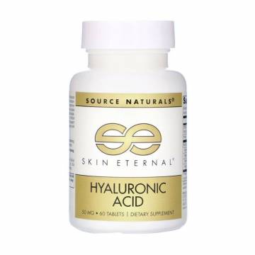Гиалуроновая кислота Source Naturals Skin Eternal Hyaluronic Acid 50 мг, 60 таблеток Гиалуроновая кислота Source Naturals Skin Eternal Hyaluronic Acid 50 мг, 60 таблеток