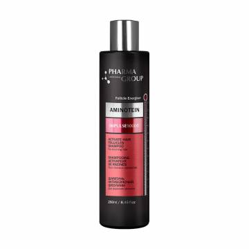 Шампунь активизирующий луковицы Pharma Group Aminotein + Impulse 1000 Activate Hair Follicles Shampoo для редеющих волос, 250 мл Шампунь активизирующий луковицы Pharma Group Aminotein + Impulse 1000 Activate Hair Follicles Shampoo для редеющих волос, 250 мл