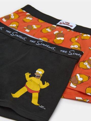 Боксери, 2 пари The Simpsons - різнобарвний Боксери, 2 пари The Simpsons - різнобарвний