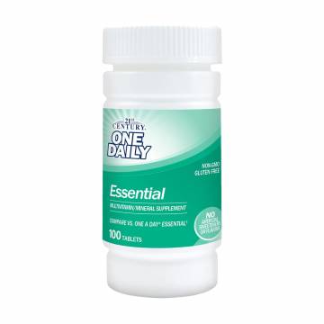 Мультивитамины 21st Century One Daily Essential, 100 таблеток Мультивитамины 21st Century One Daily Essential, 100 таблеток
