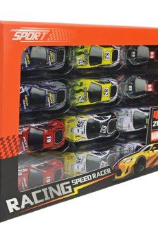 Игрушечный набор машинок Shantou Jinxing в коробке, от 3 лет, 26*3.5*18.5 см, 12 шт (24-6)