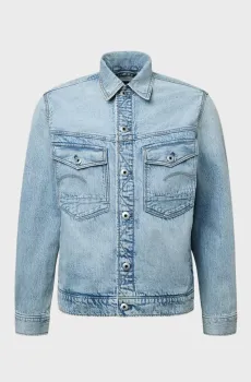 Мужская голубая джинсовая куртка Dakota Голубой S G-Star RAW D23593,E352