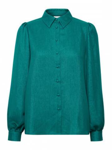 ICHI Сорочка 20119696 Бірюзовий Regular Fit ICHI Сорочка 20119696 Бірюзовий Regular Fit