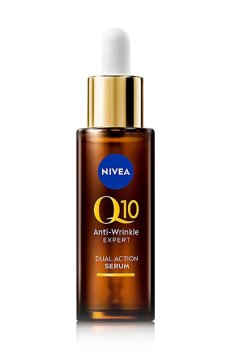 Сыворотка для лица двойного действия NIVEA Q10 Anti-Wrinkle Expert Dual Action Serum против морщин, 30 мл