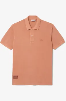 Мужское оранжевое поло Оранжевый XXL Lacoste PH9868I1K