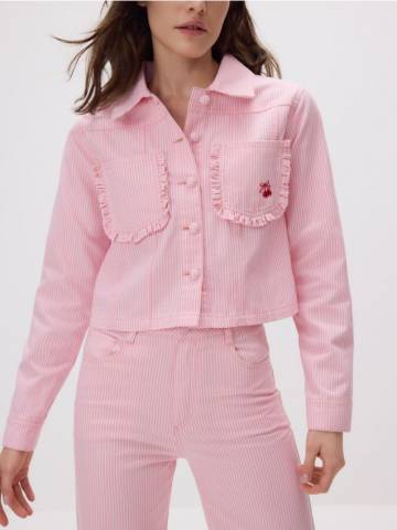 Reserved - LADIES` JACKET - рожевий - 9295H-03J Reserved - LADIES` JACKET - рожевий - 9295H-03J