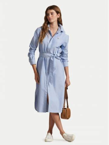 Polo Ralph Lauren Сукня-сорочка 211928804002 Голубий Straight Fit Polo Ralph Lauren Сукня-сорочка 211928804002 Голубий Straight Fit