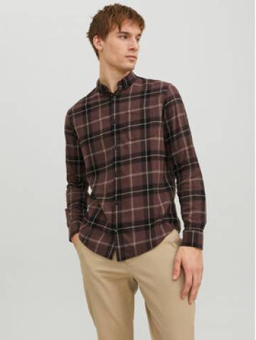 Jack&Jones Сорочка 12235982 Коричневий Slim Fit Jack&Jones Сорочка 12235982 Коричневий Slim Fit