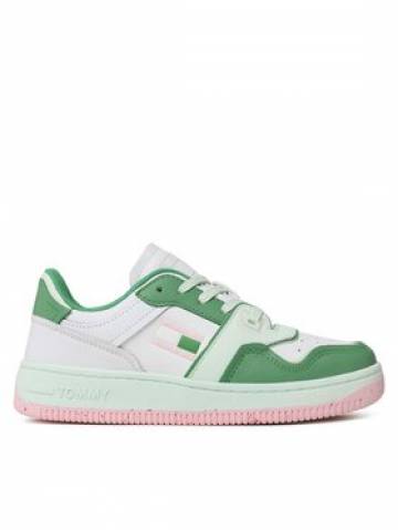 Tommy Jeans Снікерcи Retro Baskt Lv Susta EN0EN02128 Зелений Tommy Jeans Снікерcи Retro Baskt Lv Susta EN0EN02128 Зелений